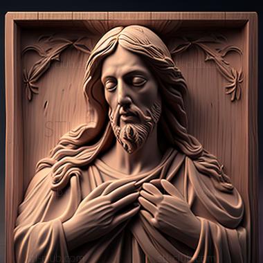 3D model st jesus (STL)